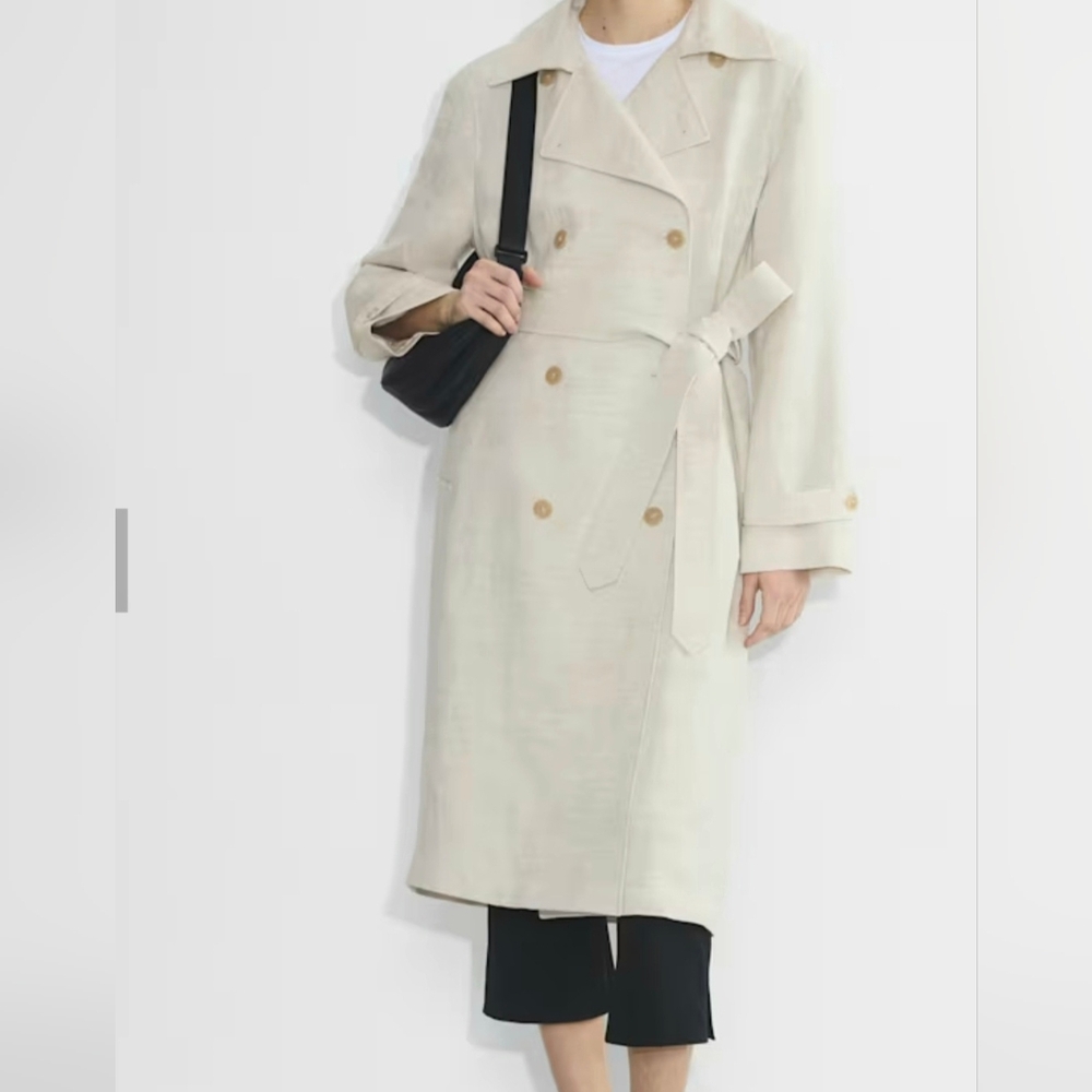 Wilfred Aritzia Sz Small Labyrinth Trench Coat - Picture 4 of 9